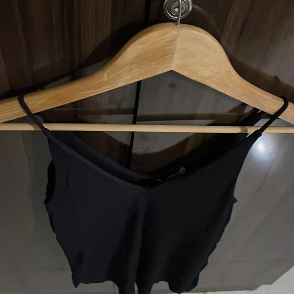 H&M cute spaghetti top with lining , black, Size XS - Picture 5 of 5